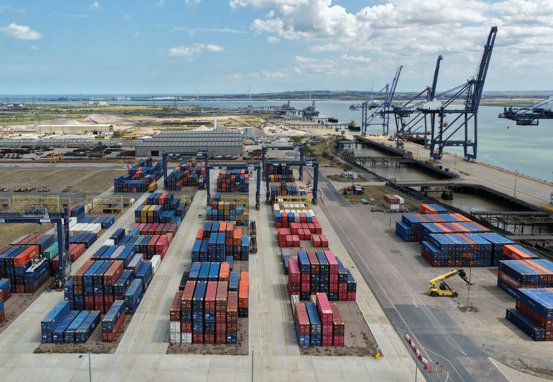 5G deployed at London Thamesport, Port of Felixstowe and Harwich International Port